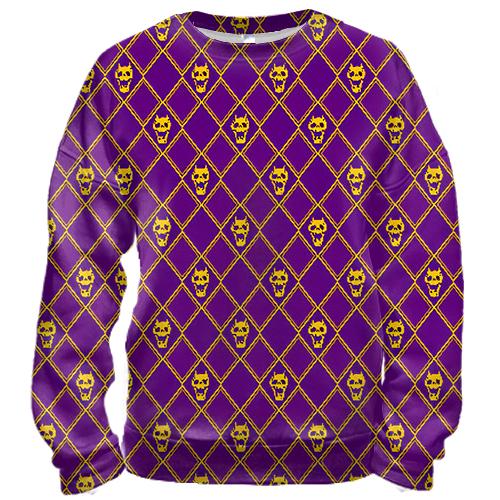 3D свитшот KILLER QUEEN, pink pattern - JoJo