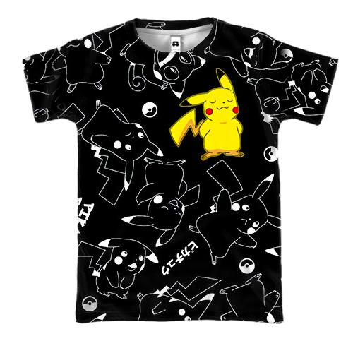 3D футболка Пікачу - Pokemon