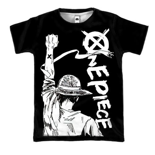 3D футболка Луффи, манга - OnePiece