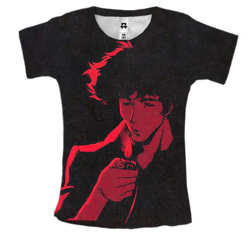 Женская 3D футболка Спайк Шпигель - Cowboy Bebop
