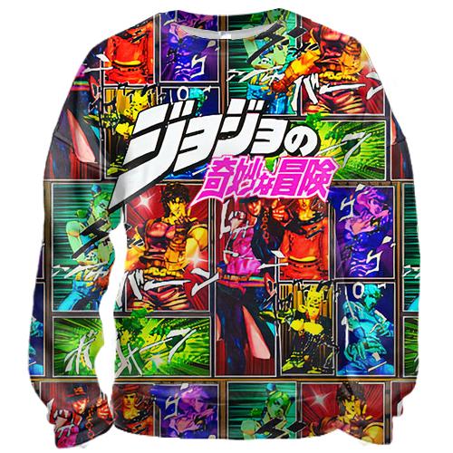 3D світшот JoJo's, сторінки манги
