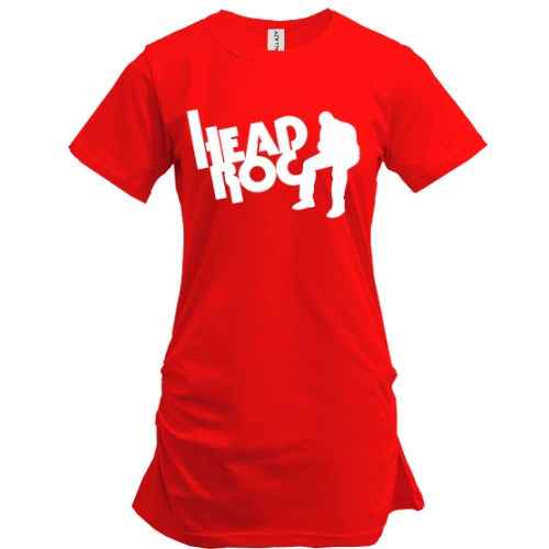 Подовжена футболка DC - Head Rock