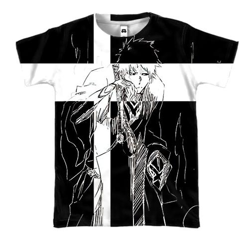 3D футболка Ичиго и Занпакто - Bleach