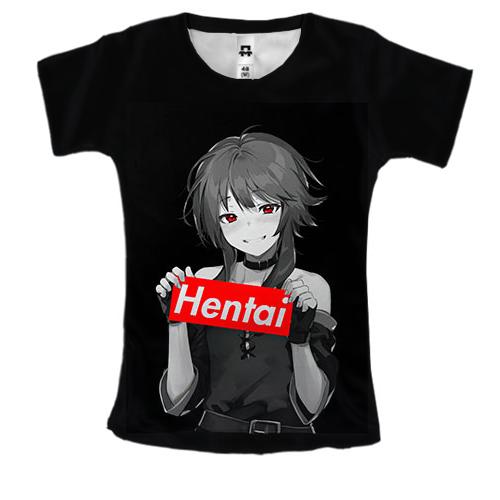 Жіноча 3D футболка Megumin (Hentai)