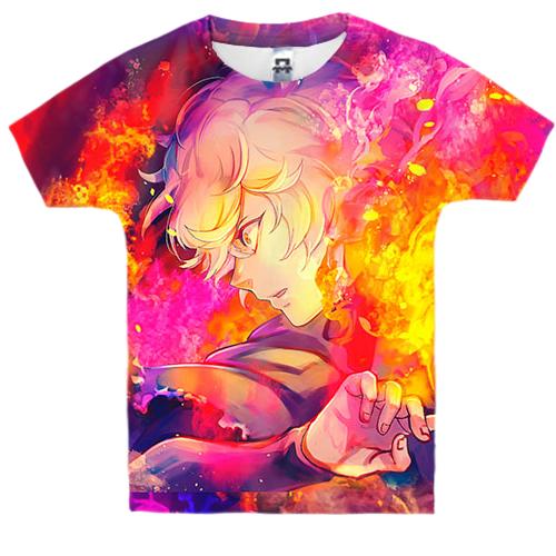 Дитяча 3D футболка Ґабімару у вогні - Пекельний рай