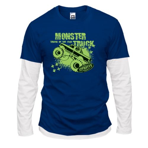 Комбінований лонгслів Monster Trucks
