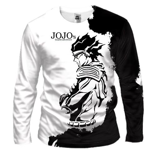 Мужской 3D лонгслив Black & White - JJBA
