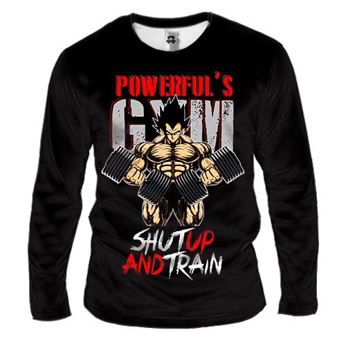 Чоловічий 3D лонгслів Powerful's Gym, DragonBall