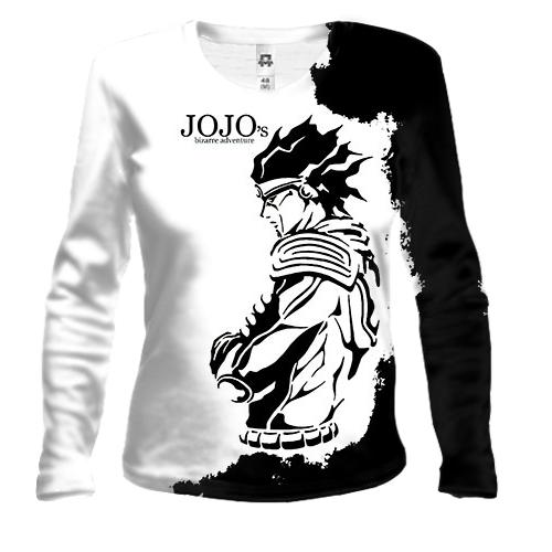 Женский 3D лонгслив Black & White - JJBA