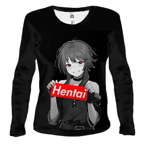 Женский 3D лонгслив Megumin (Hentai)