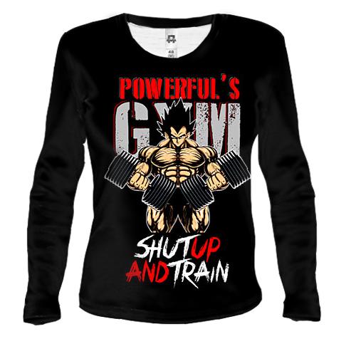 Жіночий 3D лонгслів Powerful's Gym, DragonBall