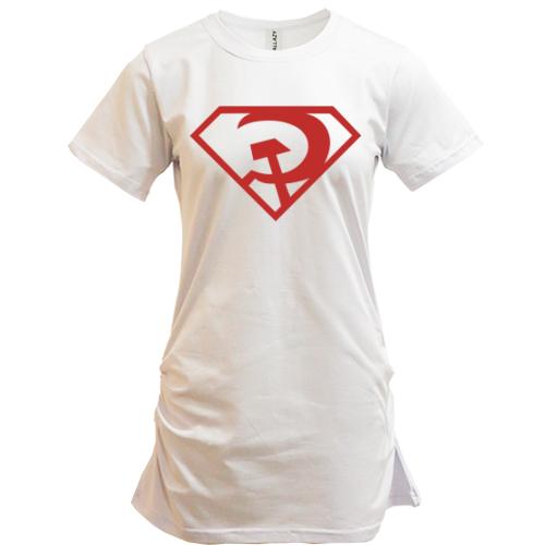 Подовжена футболка Superman Red Son