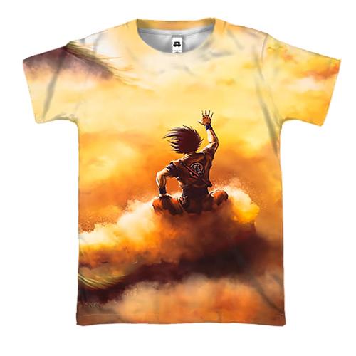 3D футболка Сон Ґоку на хмарі - Dragon Ball