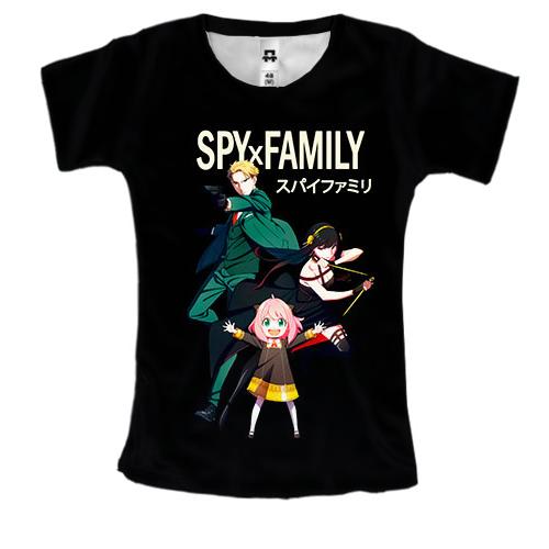 Женская 3D футболка Spy × Family