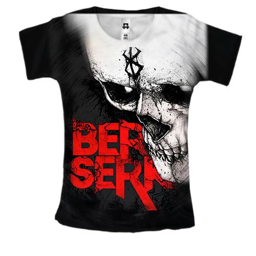 Жіноча 3D футболка Berserk, Skull