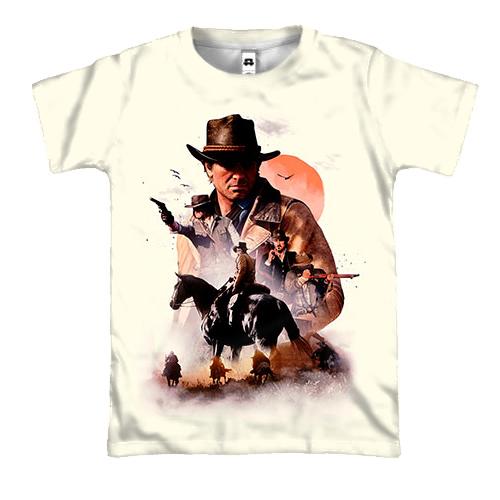 3D футболка Red dead Redemption 2 Art