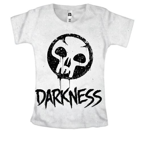 Женская 3D футболка Emblems Darkness