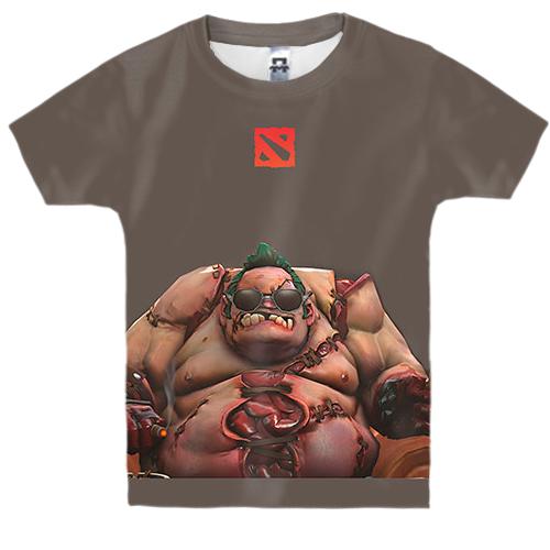 Дитяча 3D футболка Pudge - Dota2