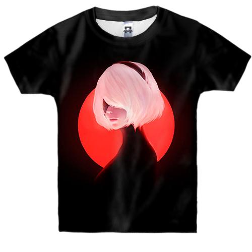 Детская 3D футболка 2B Nier Black