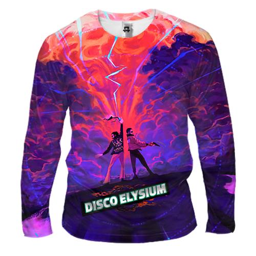 Мужской 3D лонгслив Disco Elysium, art