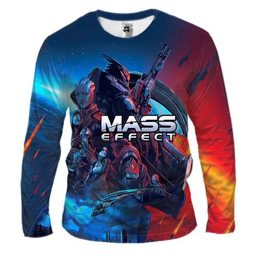 Чоловічий 3D лонгслів Mass Effect, art