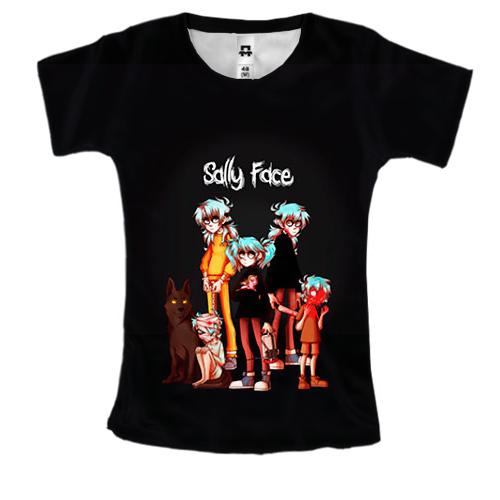 Жіноча 3D футболка Саллі в різному віці - SALLY FACE
