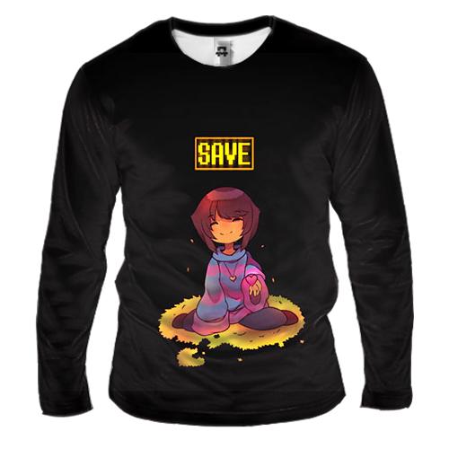 Чоловічий 3D лонгслів Undertale - Frisk