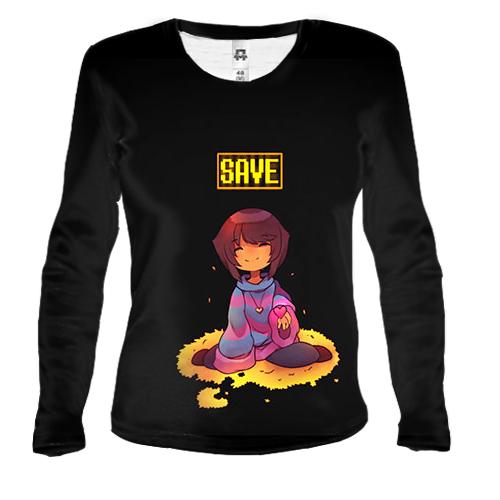 Жіночий 3D лонгслів Undertale - Frisk