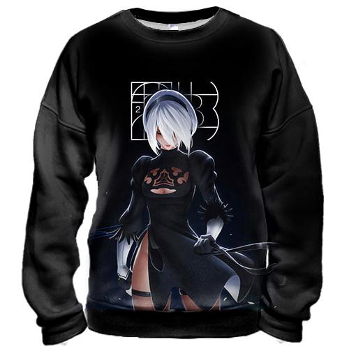 3D свитшот Nier - 2B