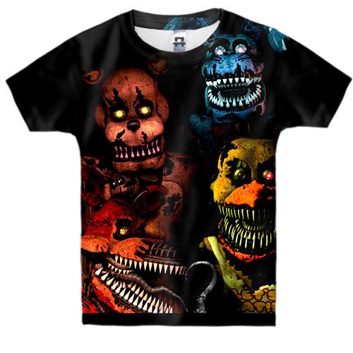 Дитяча 3D футболка Five Nights at Freddy's