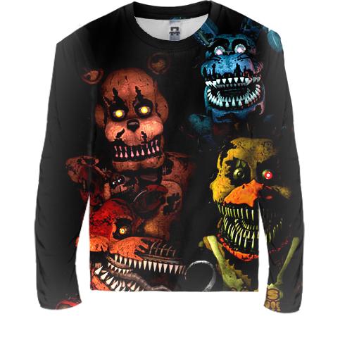 Дитячий 3D лонгслів Five Nights at Freddy's