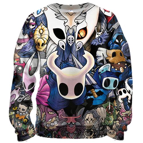 3D свитшот Персонажи игры Hollow Knight