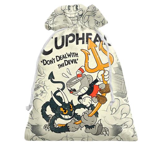 Подарочный мешочек Cuphead and Devil