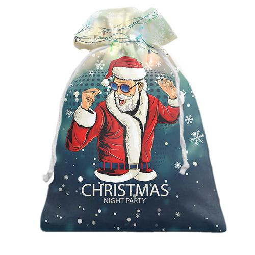 Подарочный мешочек Christmas Night Party
