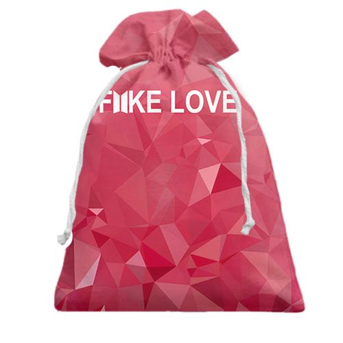 Подарочный мешочек Fake love BTS