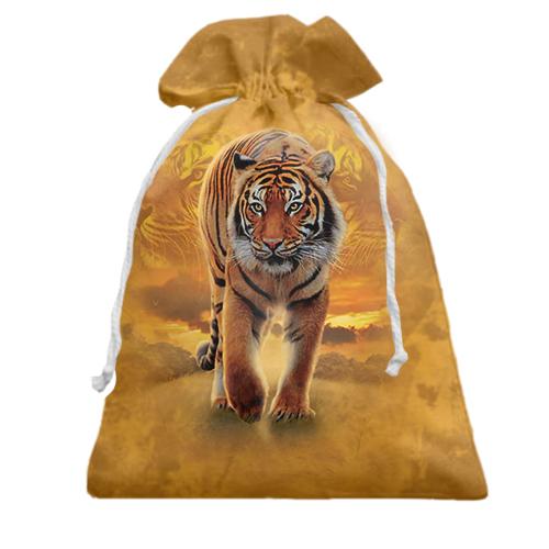 Подарунковий мішечок Тигр у савані