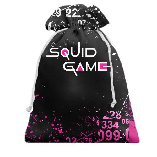 Подарочный мешочек Игра в Кальмара - Squid game