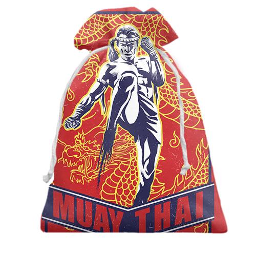 Подарочный мешочек с борцом Muay Thai (3)
