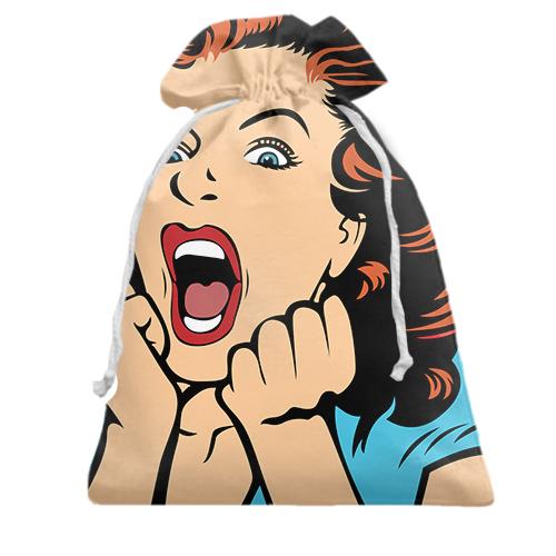 Подарунковий мішечок Screaming Pop Art