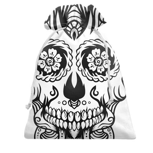 Подарочный мешочек Skull Graphic Art