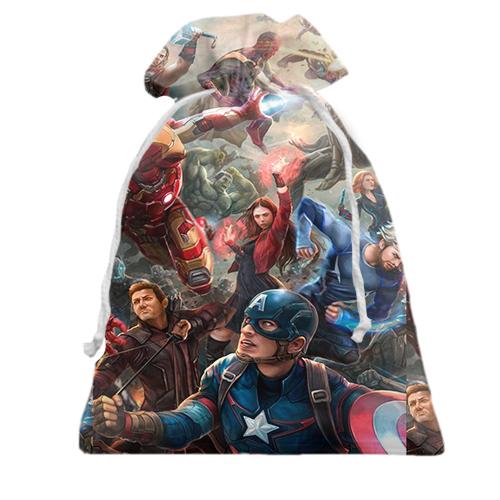 Подарочный мешочек Avengers