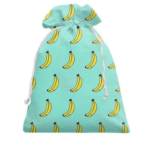 Подарунковий мішечок з бананами