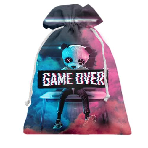 Подарочный мешочек Game over Panda