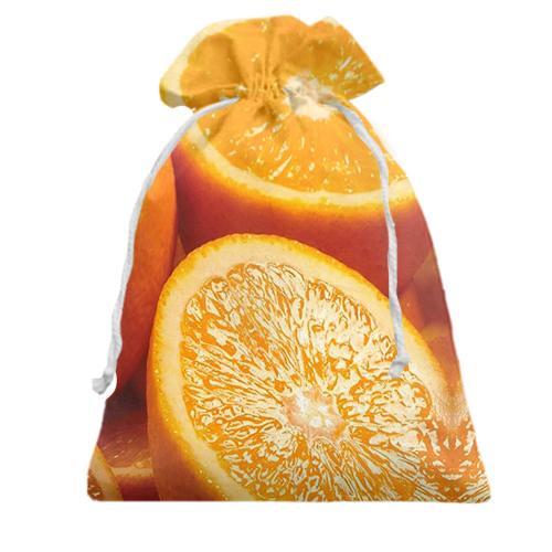 Подарунковий мішечок з апельсинами