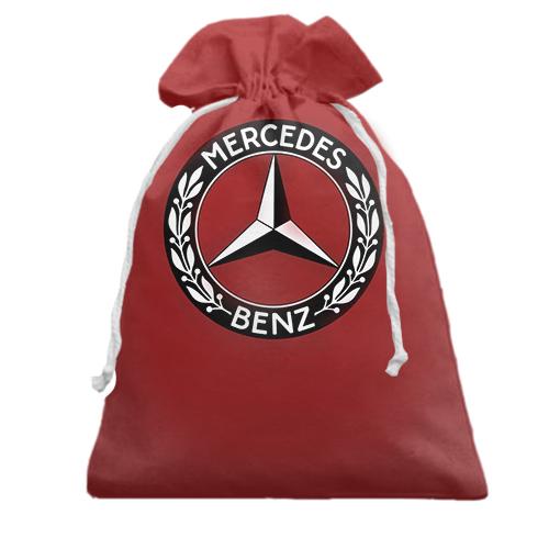 Подарунковий мішечок со старым логотипом Mercedes Benz