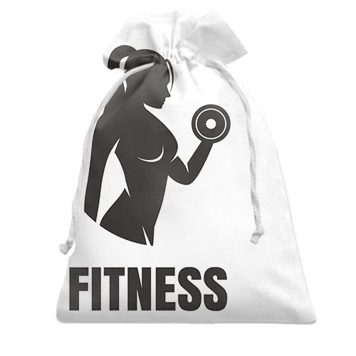 Подарочный мешочек Fitness Gym Girl