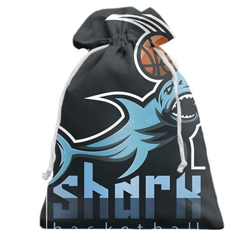 Подарунковий мішечок shark basketball