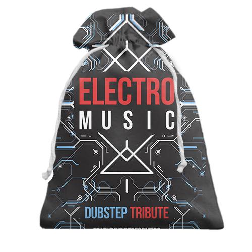 Подарочный мешочек Electro music