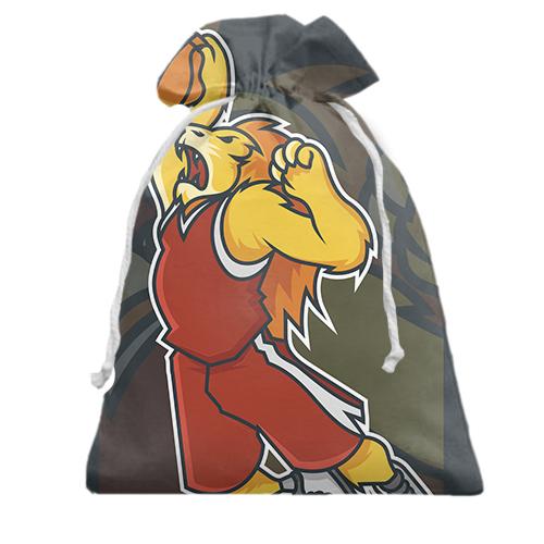 Подарочный мешочек Basketball Lion