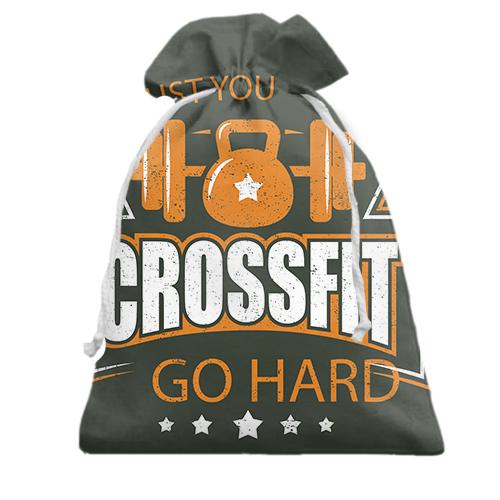 Подарунковий мішечок Crossfit go hard